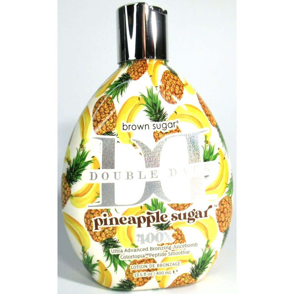 Brown Sugar Double Dark Pineapple Sugar 400X Bronzing Tanning Lotion 13.5 oz